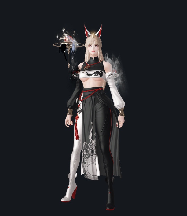 주황검정