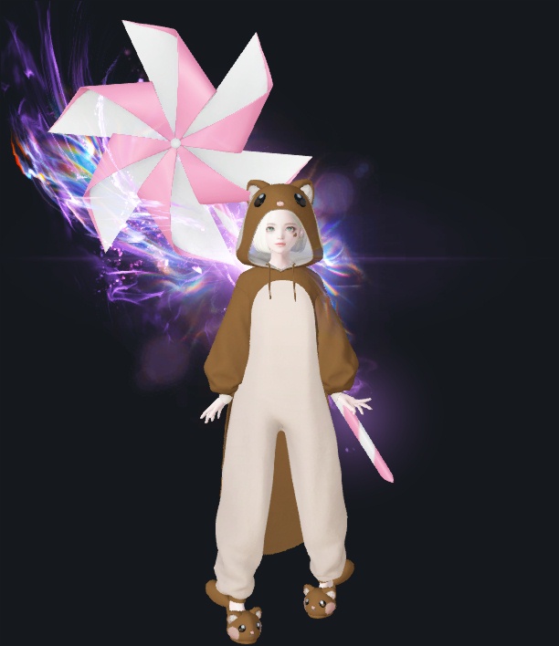 붓으로눈을노려